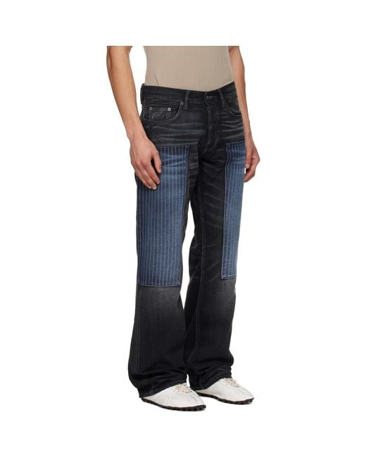 Acne Blue Patchwork 2010 Jeans for men