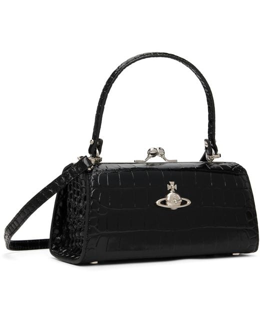 Vivienne Westwood Black Doll Xl Frame Bag