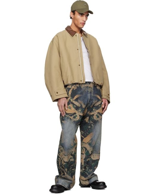 【Acne Studios】ベージュ ツイル ジャケット Acne Studios: ベージュ ツイル ジャケット | SSENSE 日本