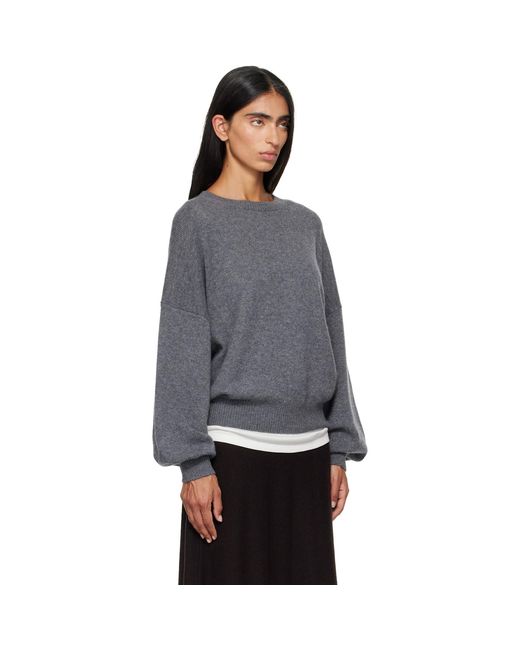 Lisa Yang Gray Veira Sweater