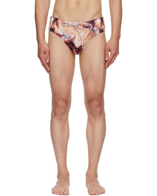 Vivienne Westwood Multicolor Cherubs Swim Briefs for men