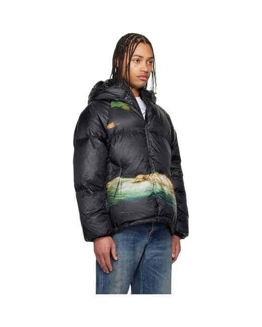 Undercover Black Ssense Exclusive Uc2E9204 Down Jacket for men
