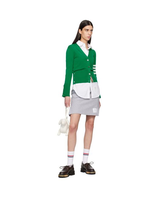Thom Browne Multicolor Box Pleat Miniskirt