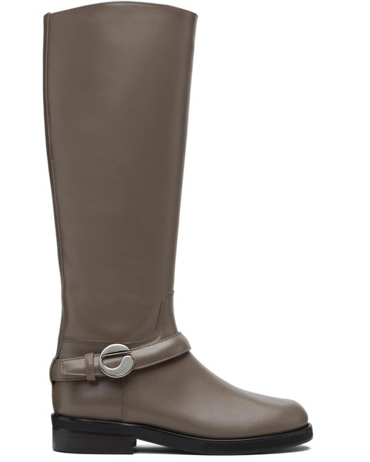 Coperni Brown Taupe Belt Cavalier Tall Boots