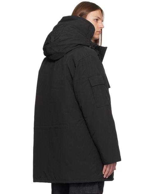 Canada Goose Black Expedition Parka Jacket For Extreme Weather Conditions for men