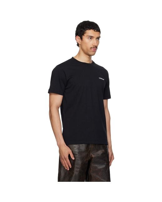 Off-White c/o Virgil Abloh Black Metal Arrow Slim T-Shirt for men