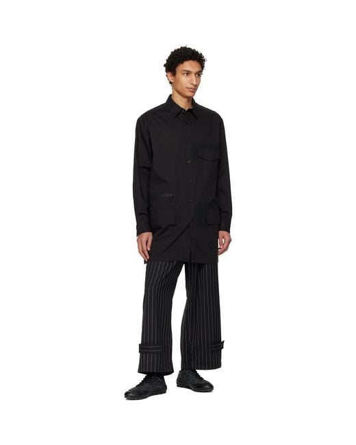Y-3 Black Ut Long Sleeve Shirt for men