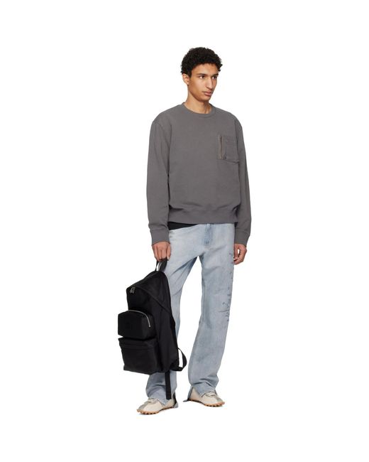 MM6 by Maison Margiela Black Numeric Backpack for men