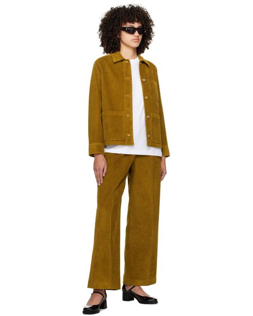 A.P.C. Multicolor . Brown Tressie Trousers