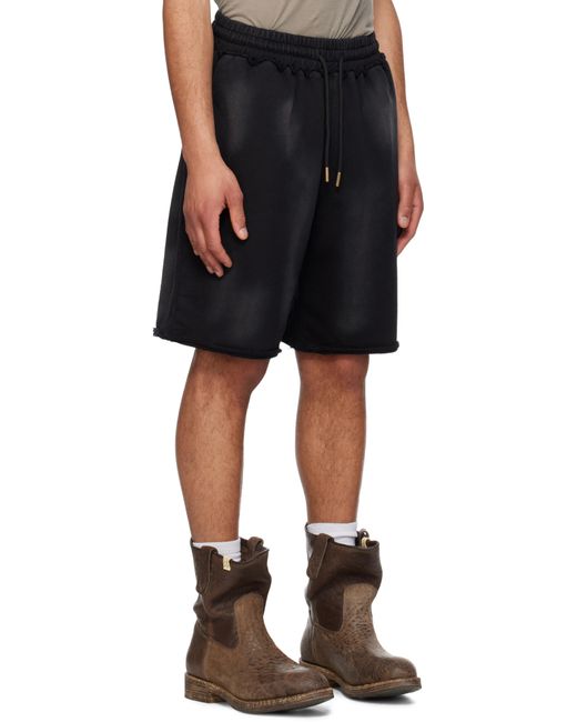 メンズ Kusikohc ブラック Dyed ショートパンツ Black