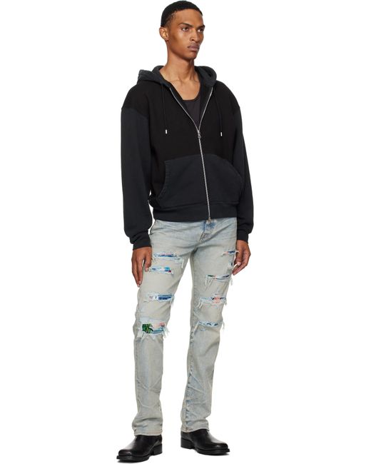 メンズ Amiri ブルー Thrasher スリムジーンズ Blue