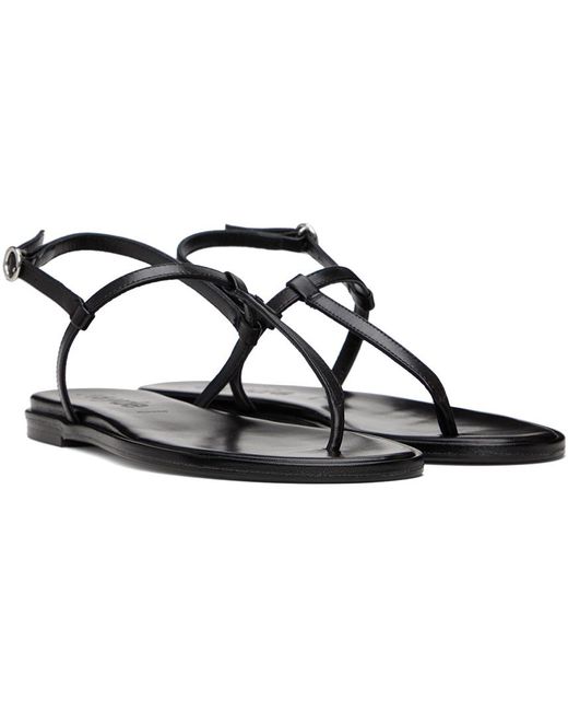 Aeyde Black Nala Sandals
