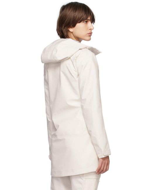 The North Face White Dryzzle Coat