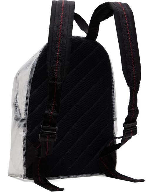 メンズ Off-White c/o Virgil Abloh トランスペアレント Heritage リップストップ バックパック Gray