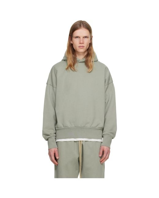 Fear Of God Gray Cotton Hoodie for men