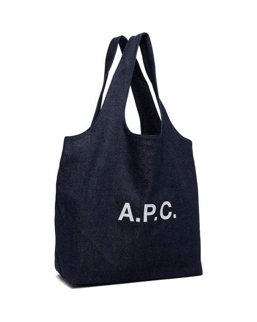 A.P.C. Blue Ninon Tote