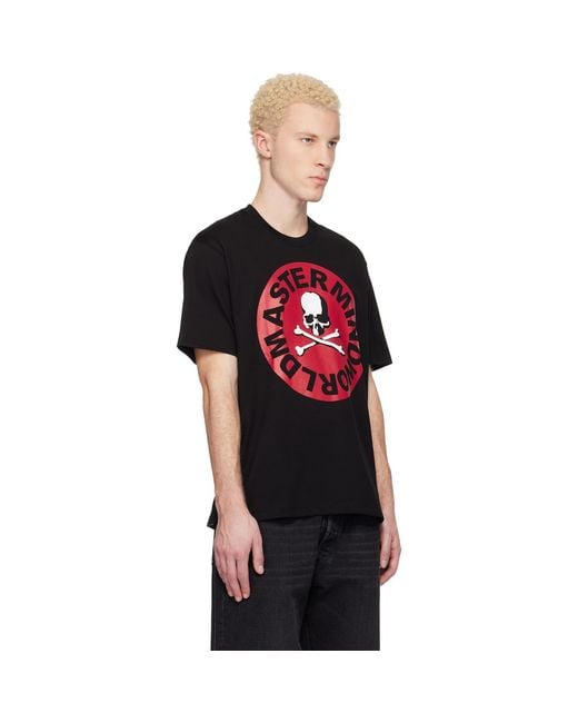 MASTERMIND WORLD Red Mw Circle Ss T-Shirt for men