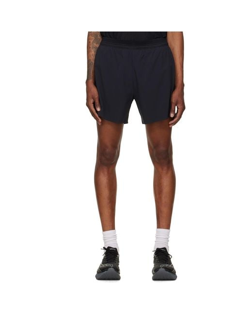 On Shoes Blue 5 Performance Shorts for men