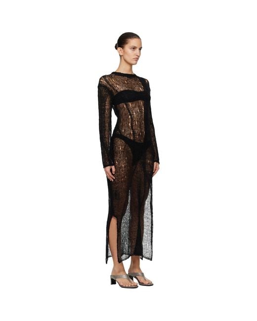 Our Legacy Black Tower Maxi Dress