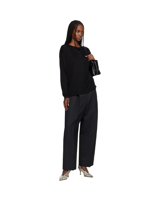 Studio Nicholson Black Nasser Trousers