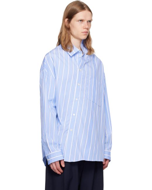 Jacquemus Blue Cotton Shirt for men