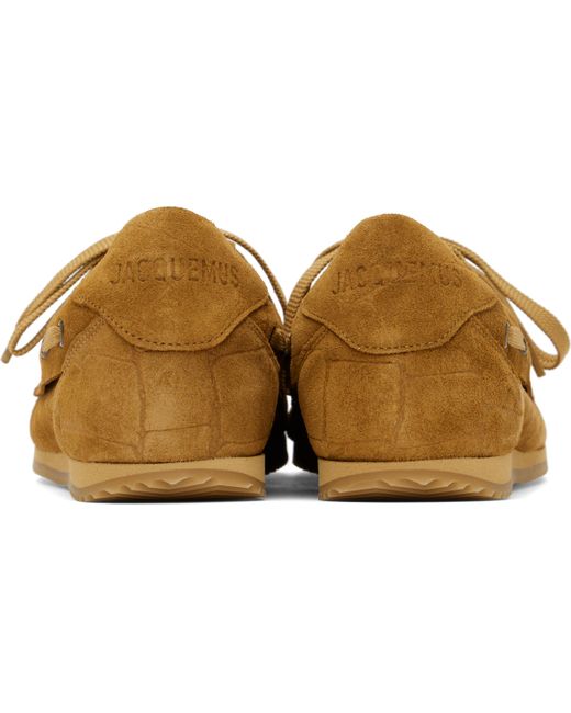 Jacquemus Black Tan La Croisière 'The Batto' Boat Shoes for men