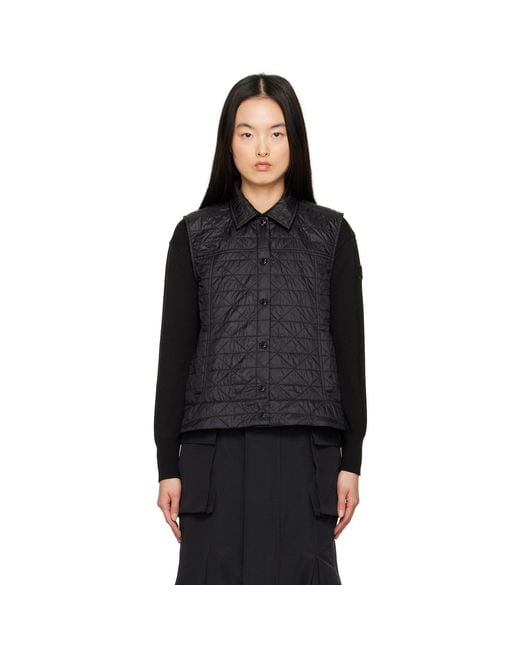 Moncler Black Vayres Vest