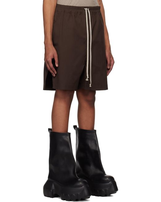 Rick Owens Black Hollywood Boxers Shorts for men