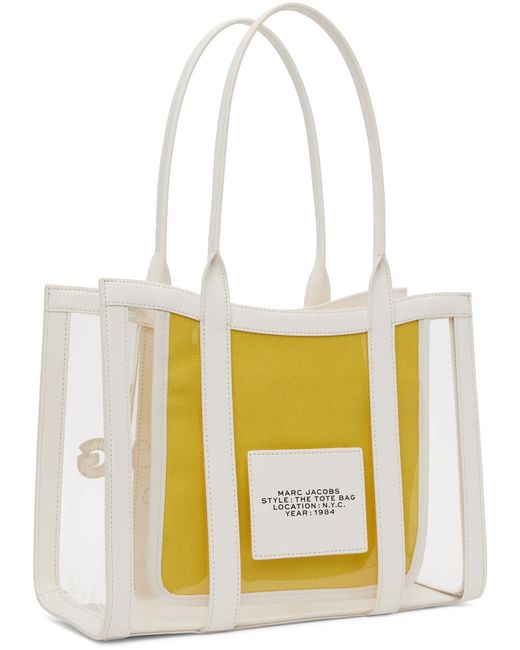 Marc Jacobs White 'The Clear Medium' Tote