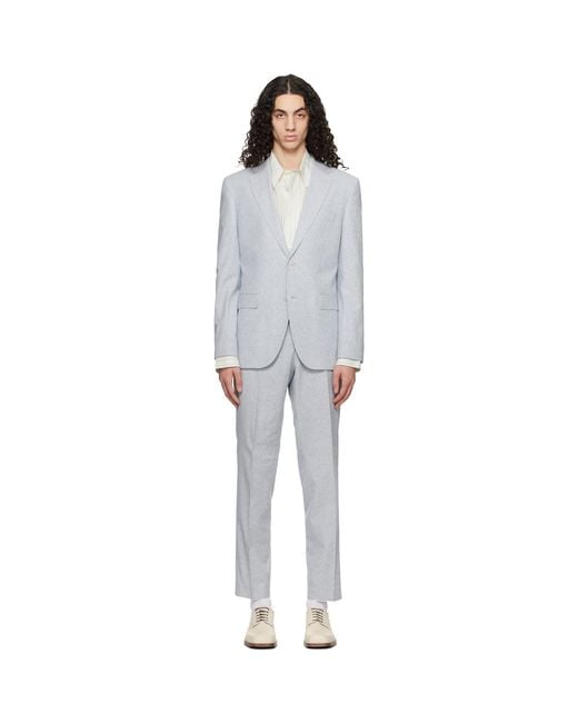 Boss Black Two-Piece Regular-Fit Stretch Bouclé Suit for men