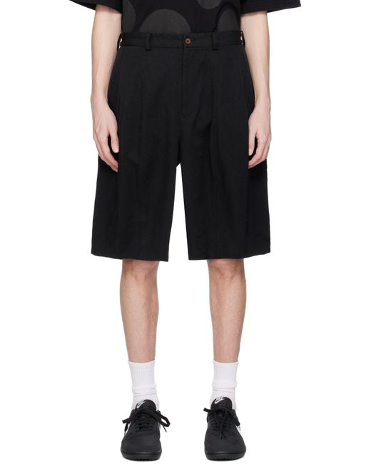 メンズ COMME DES GARÇON BLACK ブラック Polyester ショートパンツ Black
