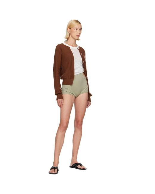 Baserange Brown Tier Cardigan