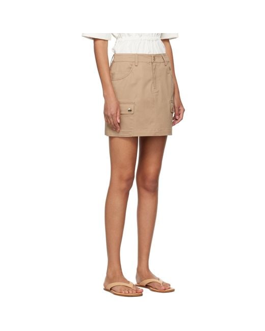 Staud Multicolor San Carlos Miniskirt