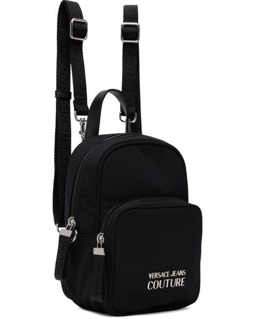 Versace Black Sporty Backpack