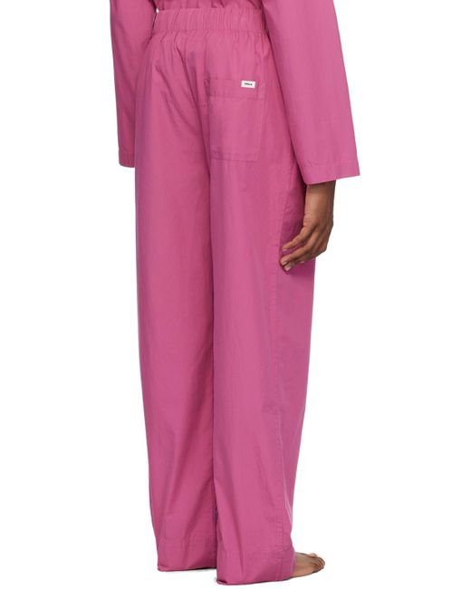 Tekla Pink Drawstring Pyjama Pants for men
