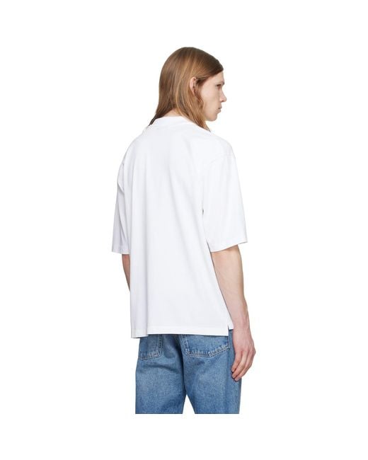 DSquared² White Signature' Tennis Fit Polo for men