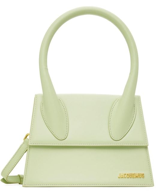 Jacquemus Leather 'le Grand Chiquito' Bag in Green Lyst UK