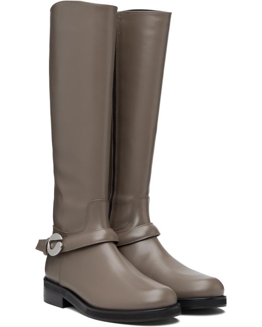 Coperni Brown Taupe Belt Cavalier Tall Boots