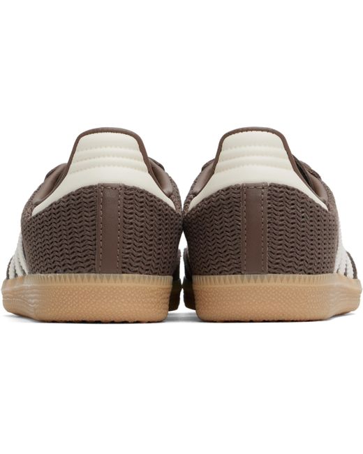 メンズ Adidas Originals ブラウン Samba Og スニーカー Black