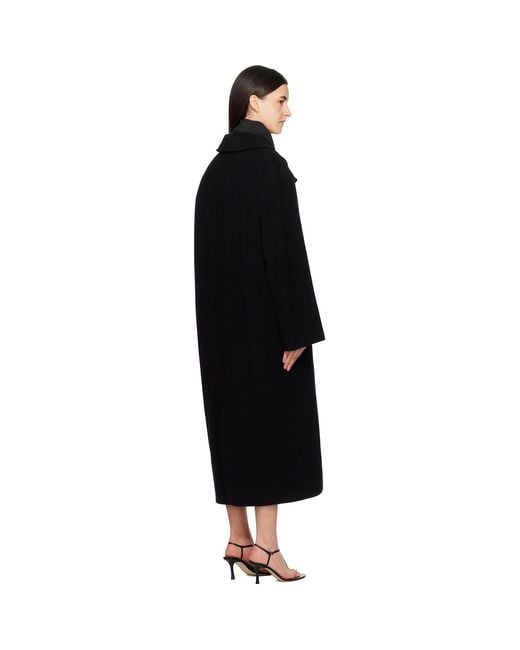 Totême Black Shield Coat