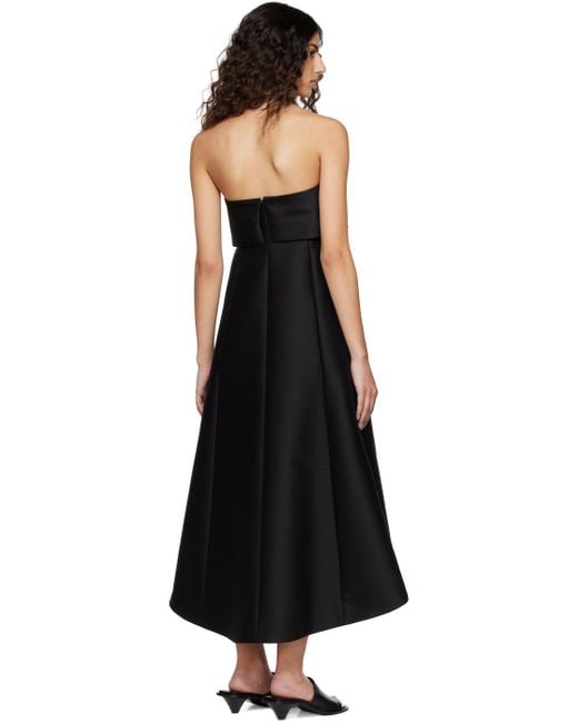 Totême  Toteme Black A-line Midi Dress