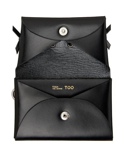 Toga Black Ring Metal Card Holder