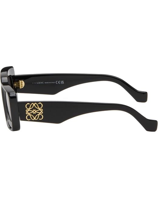 Loewe Black Rectangular Sunglasses