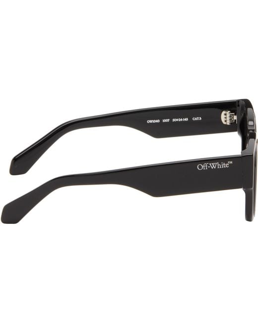 Off-White c/o Virgil Abloh Black Akron Sunglasses for men