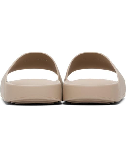Givenchy White Label Slide Sandals for men