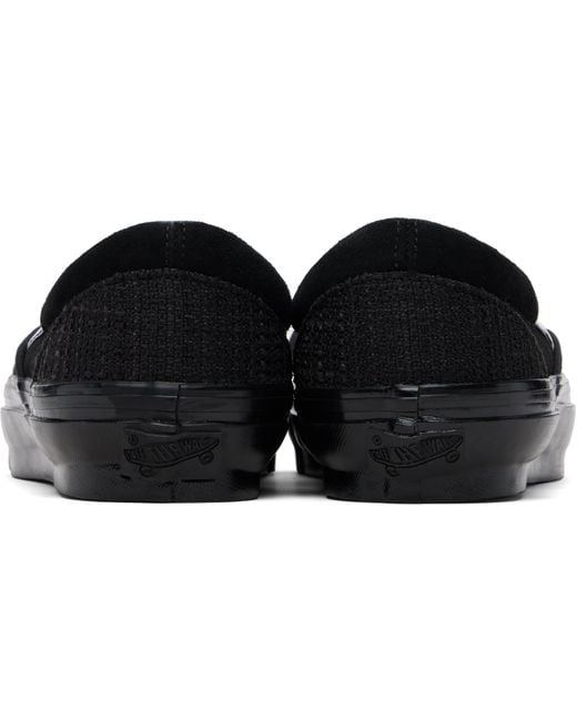 Vans Black Premium Classic Slip-On Sneakers