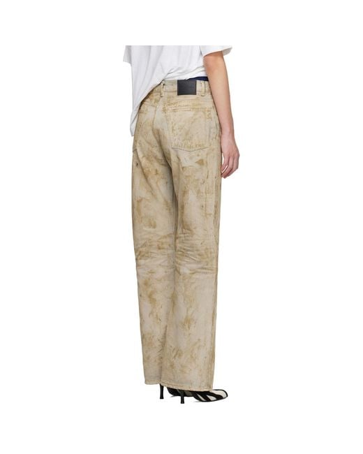 Acne Natural 2021F Regular Fit Jeans