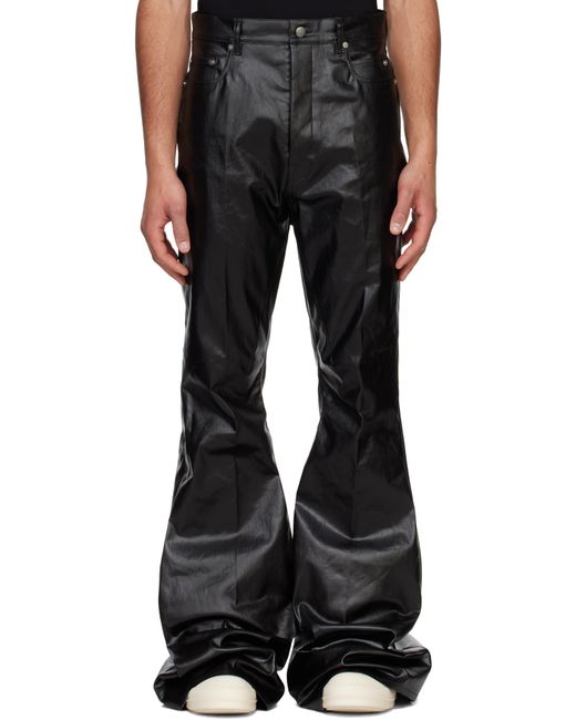 Rick Owens Black Hollywood Bolan Bootcut Jeans for men