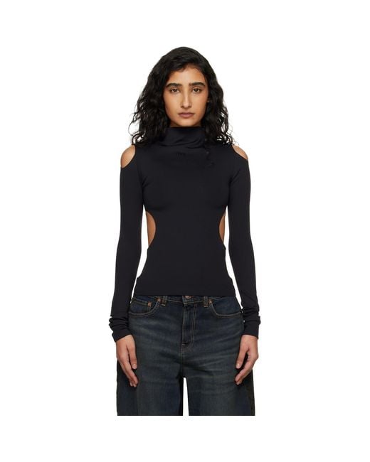 Off-White c/o Virgil Abloh Black Sleek Meteor Top