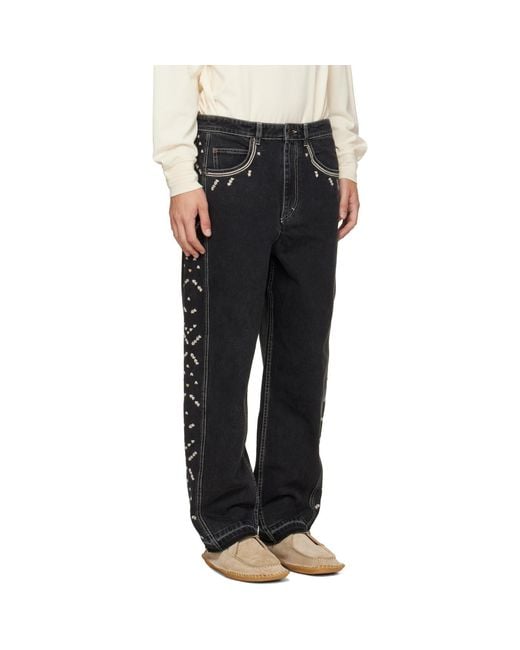 Isabel Marant Black Jorian Jeans for men